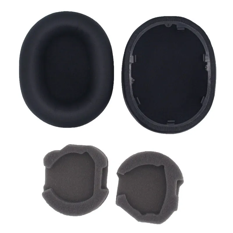 1 Pair For Sony WH-1000XM5 Replacement Earpad Headphone Silicone Ear Cap with Crowbar