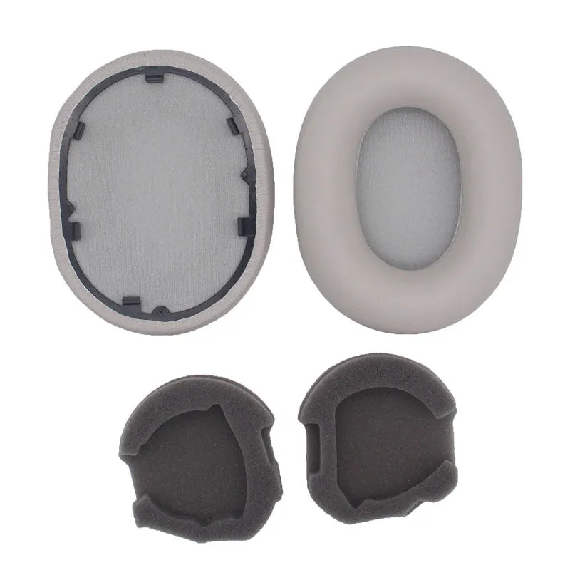 1 Pair For Sony WH-1000XM5 Replacement Earpad Headphone Silicone Ear Cap with Crowbar