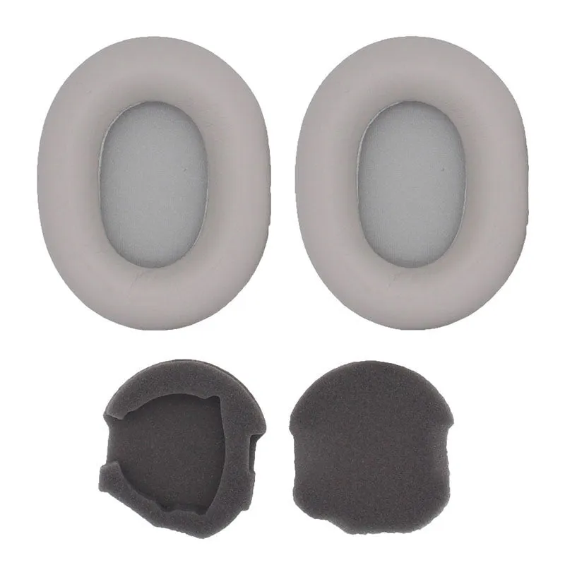 1 Pair For Sony WH-1000XM5 Replacement Earpad Headphone Silicone Ear Cap with Crowbar