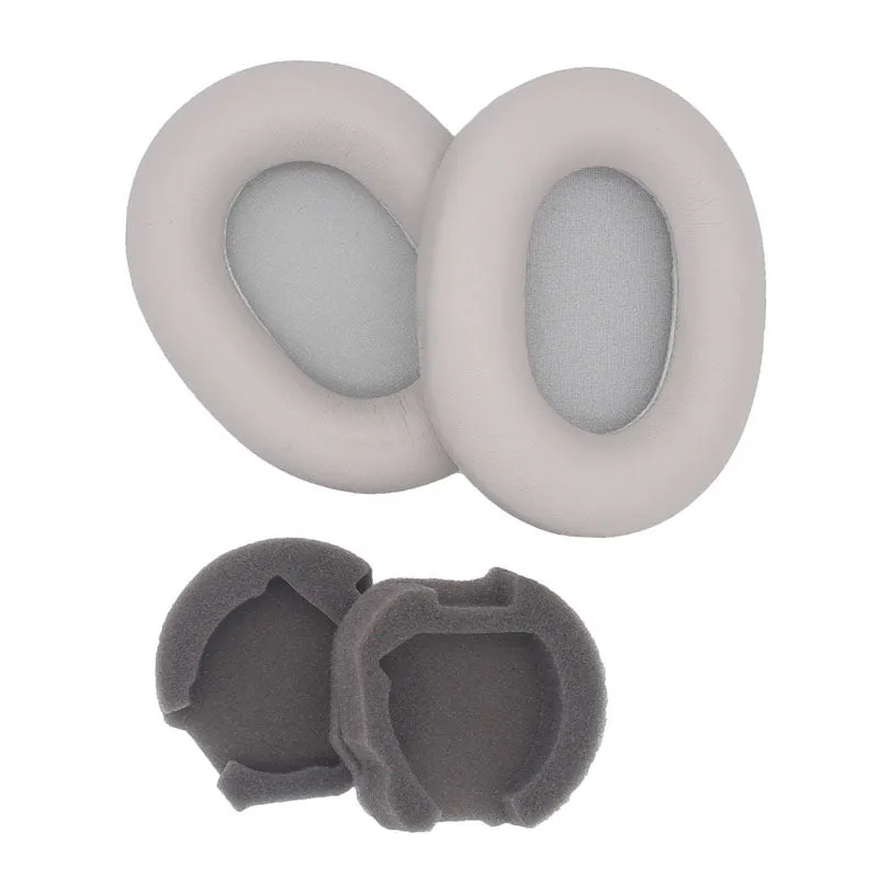 1 Pair For Sony WH-1000XM5 Replacement Earpad Headphone Silicone Ear Cap with Crowbar