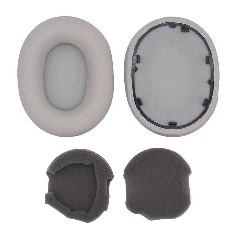 1 Pair For Sony WH-1000XM5 Replacement Earpad Headphone Silicone Ear Cap with Crowbar