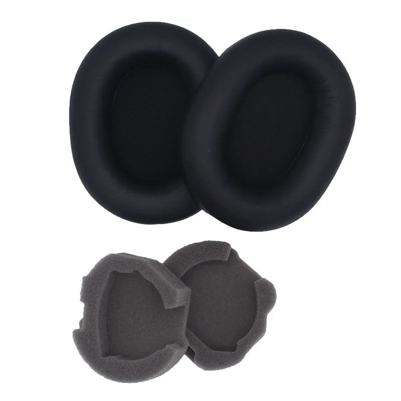 1 Pair For Sony WH-1000XM5 Replacement Earpad Headphone Silicone Ear Cap with Crowbar