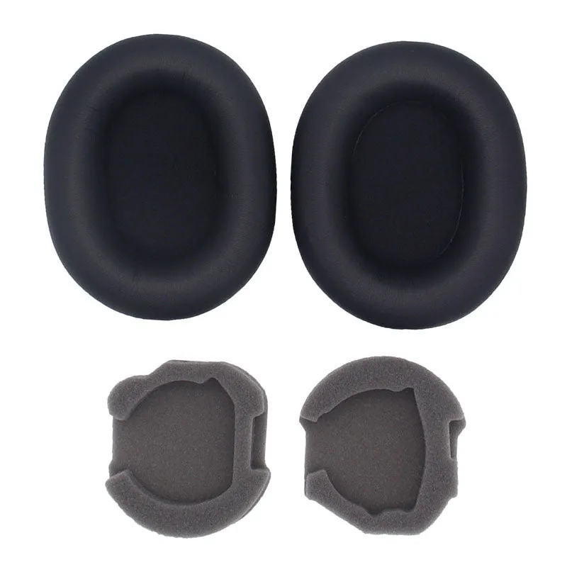 1 Pair For Sony WH-1000XM5 Replacement Earpad Headphone Silicone Ear Cap with Crowbar