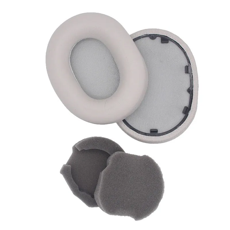 1 Pair For Sony WH-1000XM5 Replacement Earpad Headphone Silicone Ear Cap with Crowbar