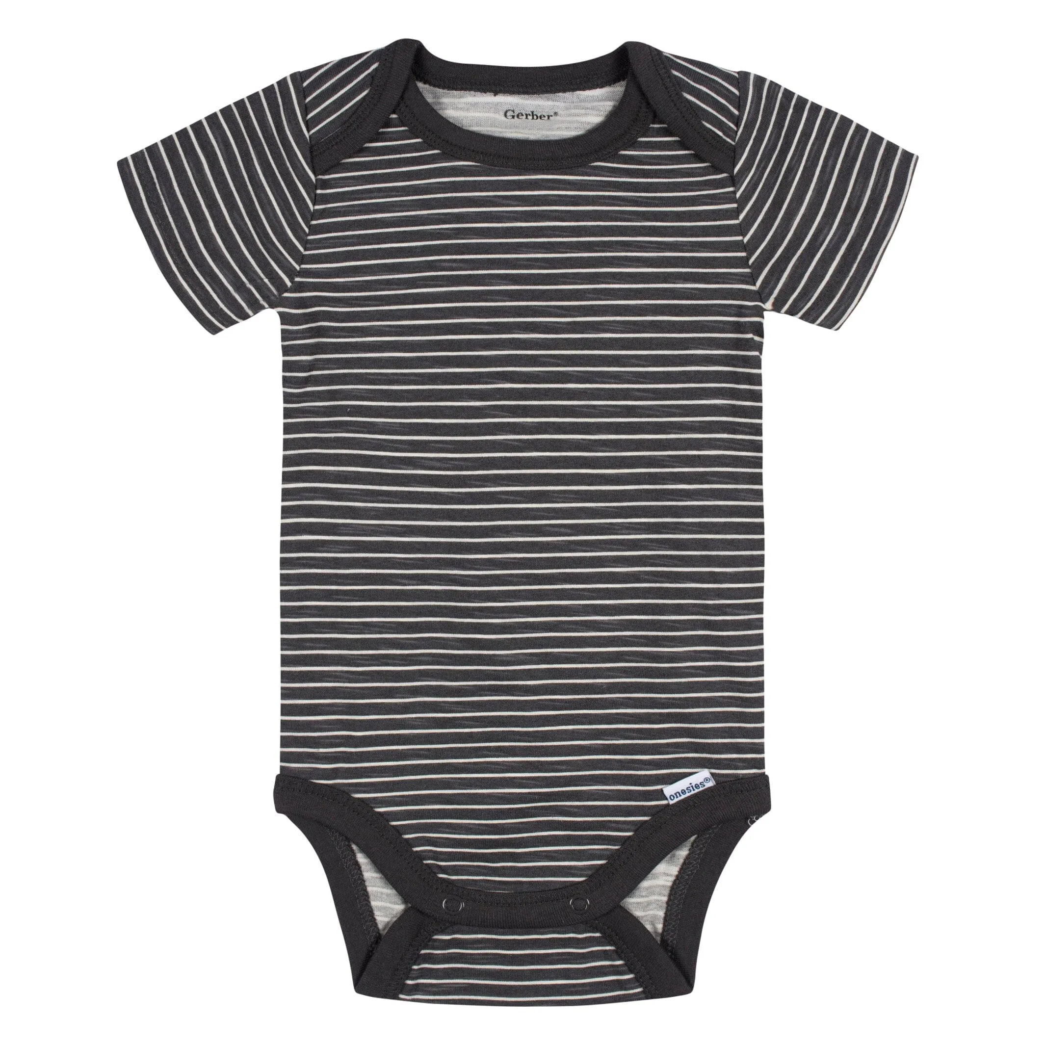 5-Pack Baby Boys Stripes & Camo Short Sleeve Onesies® Bodysuits