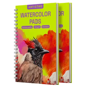 ARTISTRO Watercolor Pads, Set of 2