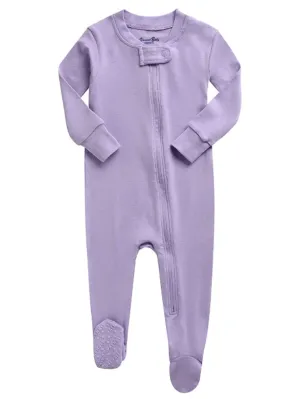 Baby Footed Sleepers (Lavender/Lilac)