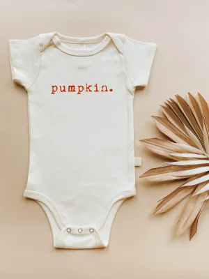 Baby Pumpkin. Graphic Organic Bodysuit