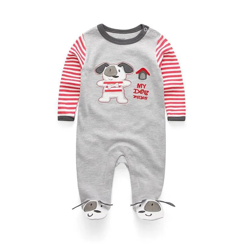 Baby’s Cotton Long Sleeve Jumpsuit