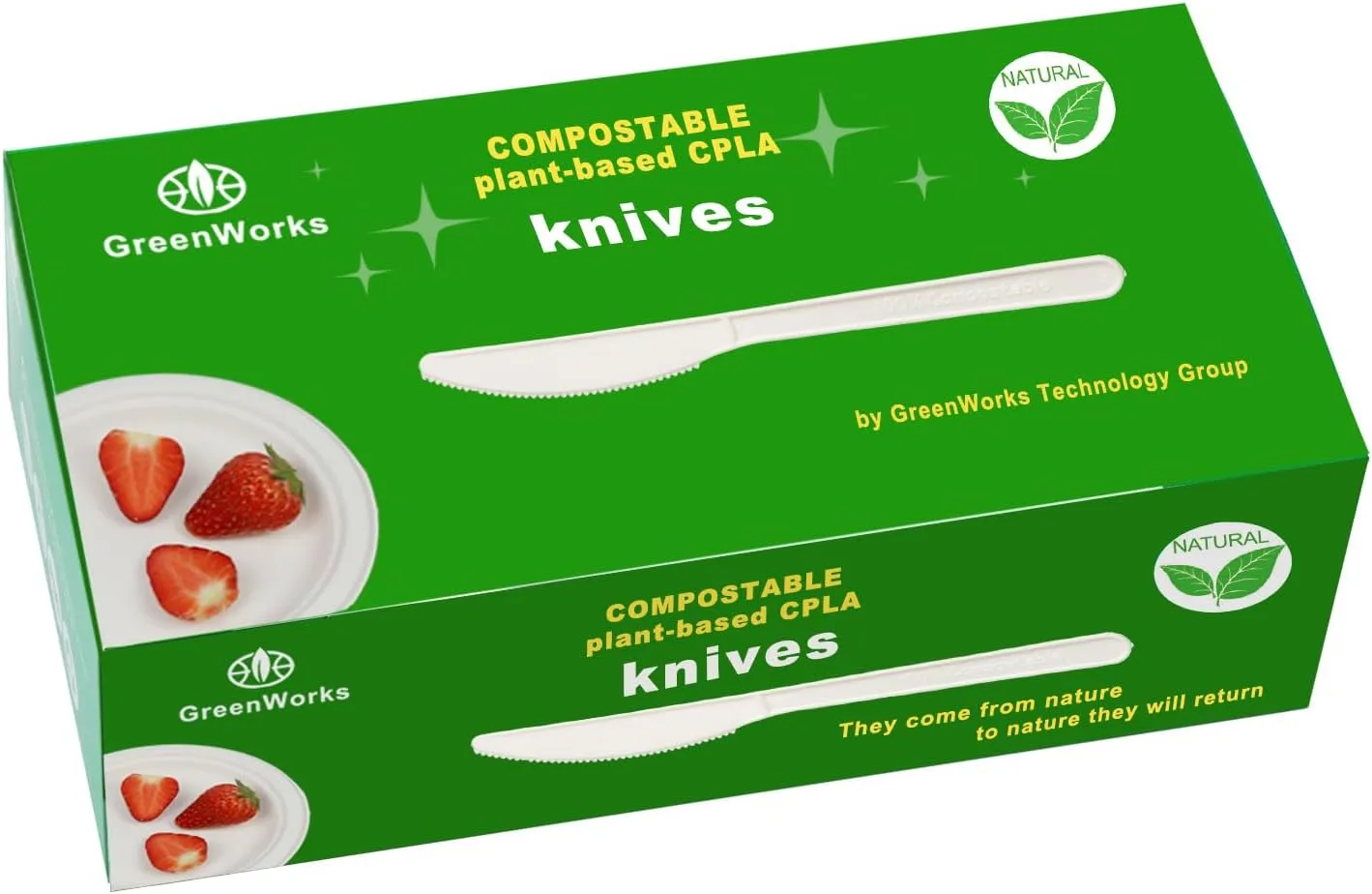 Compostable Cutlery Spoons Knives Forks BPA Free