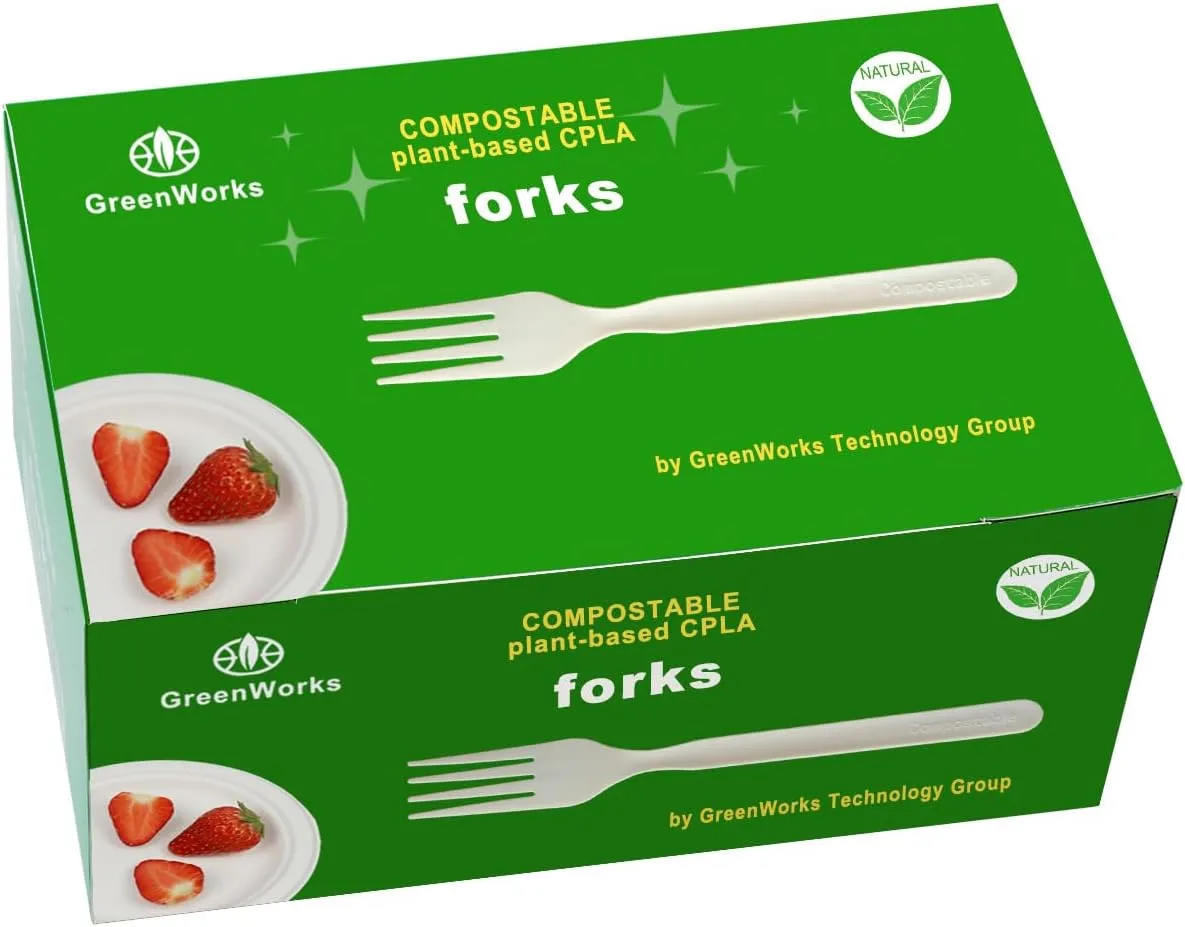 Compostable Cutlery Spoons Knives Forks BPA Free