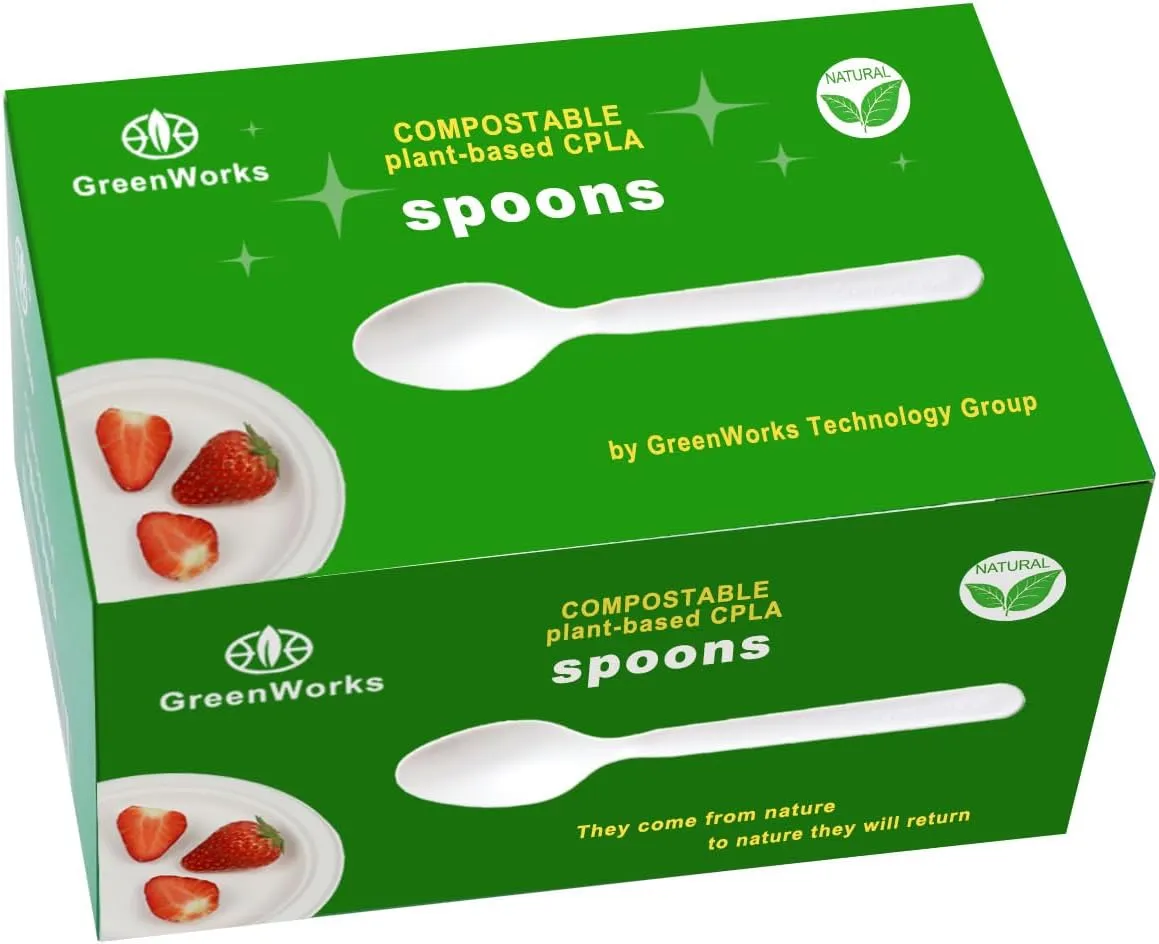 Compostable Cutlery Spoons Knives Forks BPA Free