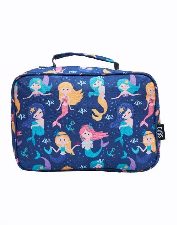 CUBS DANCING MERMAIDS BIG AND BASIC LUNCH BAG