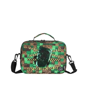 CUBS MINE CRAFT SEQUIN CROSS LUNCH BAG