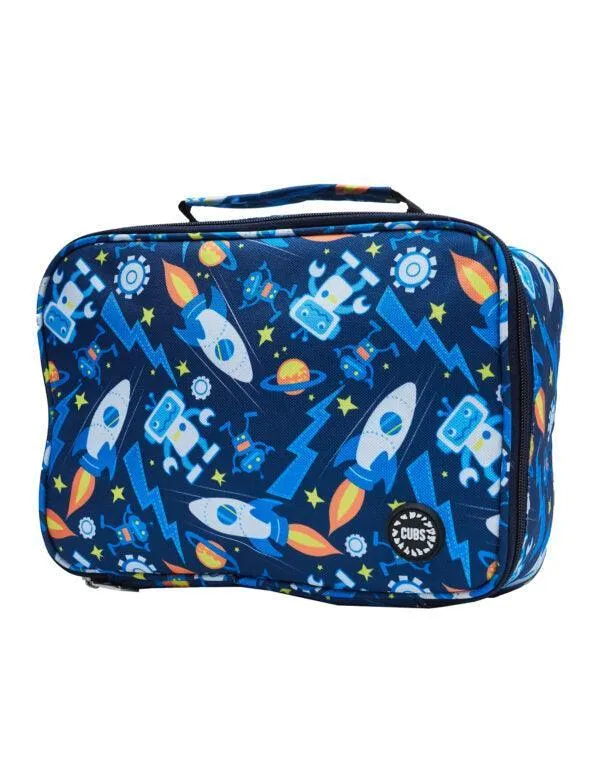 CUBS ROBOT SPACE BIG AND BASIC LUNCH BAG