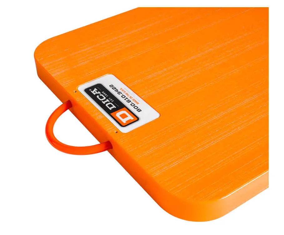 DICA Outrigger Pads 18" x 18" x 1" Medium Duty Orange