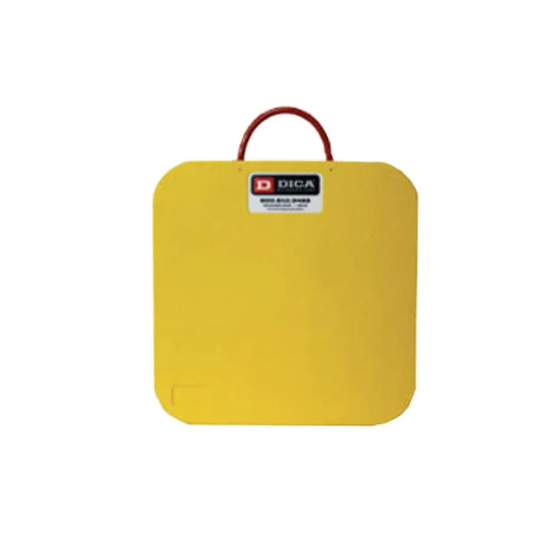 DICA Outrigger Pads Hi-Viz Yellow 18" x 18" x 1" Medium Duty