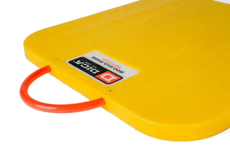 DICA Outrigger Pads Hi-Viz Yellow 18" x 18" x 1" Medium Duty