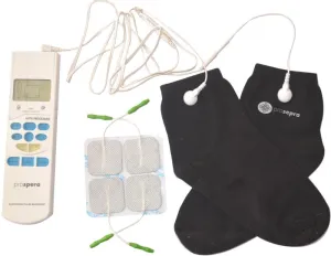 DL003 TENS Socks-Electronic Pulse Massager, socks come either black or white depend on availability