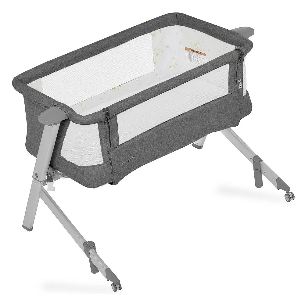 Dream On Me Skylar Bassinet and Bedside Sleeper - Gray