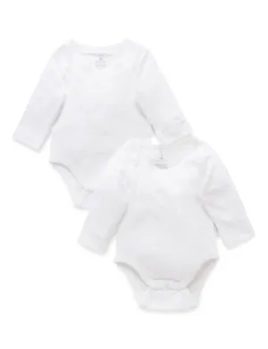 Easy neck L/S Bodysuit 2 pack