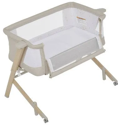 Evolur Stellar Bed-side Sleeper and Bassinet - Beige