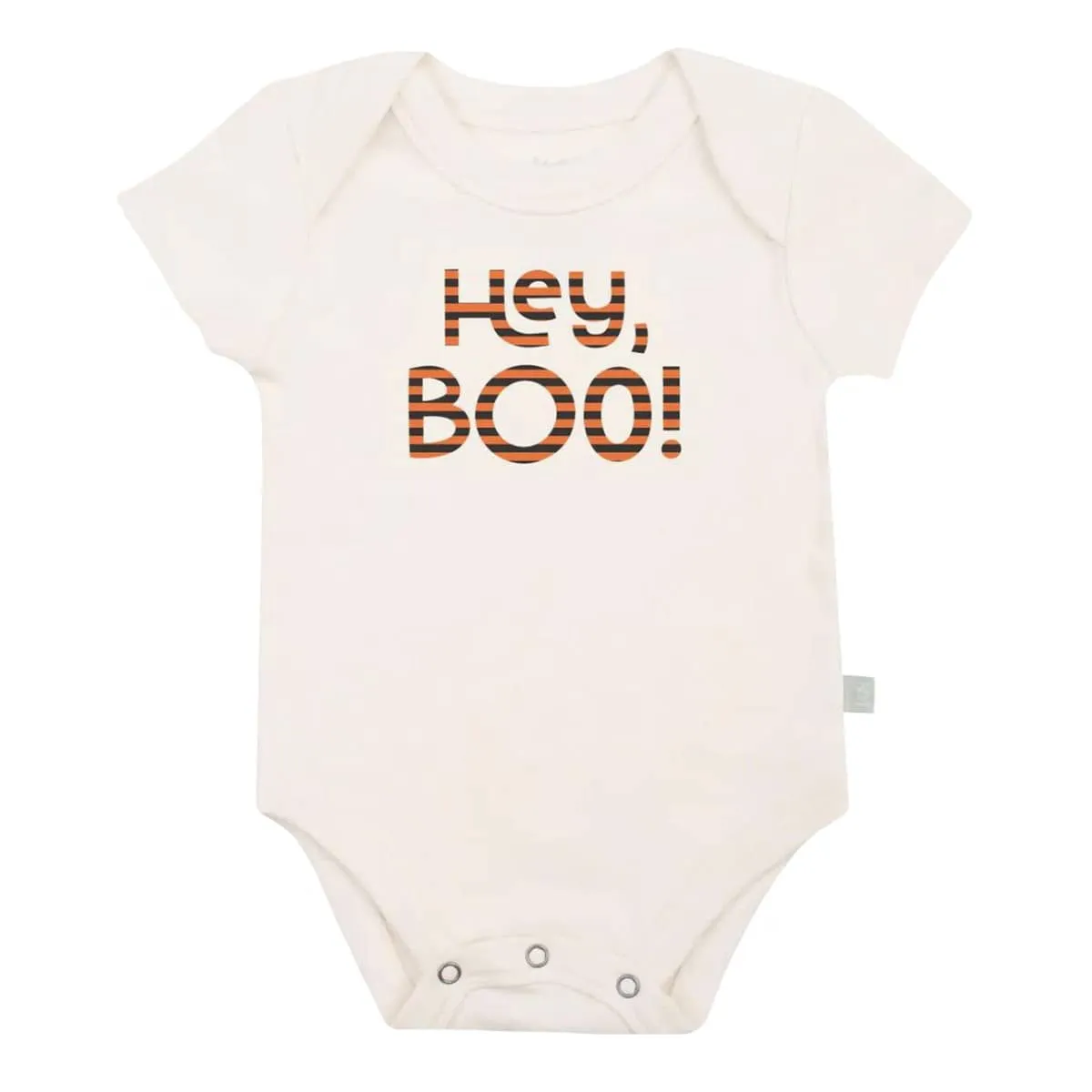 Finn and Emma Organic Short Sleeve Bodysuit - Hey Boo