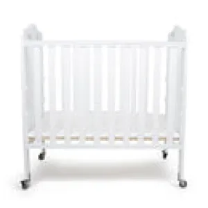 First Essentials Amber Curved Top Mini Portable Folding Crib