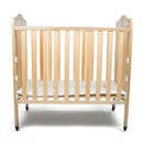 First Essentials Amber Curved Top Mini Portable Folding Crib