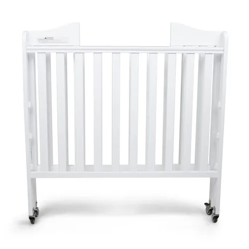 First Essentials Amber Curved Top Mini Portable Folding Crib