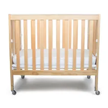 First Essentials Ruby Flat Top Mini Portable Folding Crib