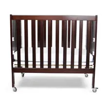 First Essentials Ruby Flat Top Mini Portable Folding Crib