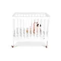 First Essentials Ruby Flat Top Mini Portable Folding Crib