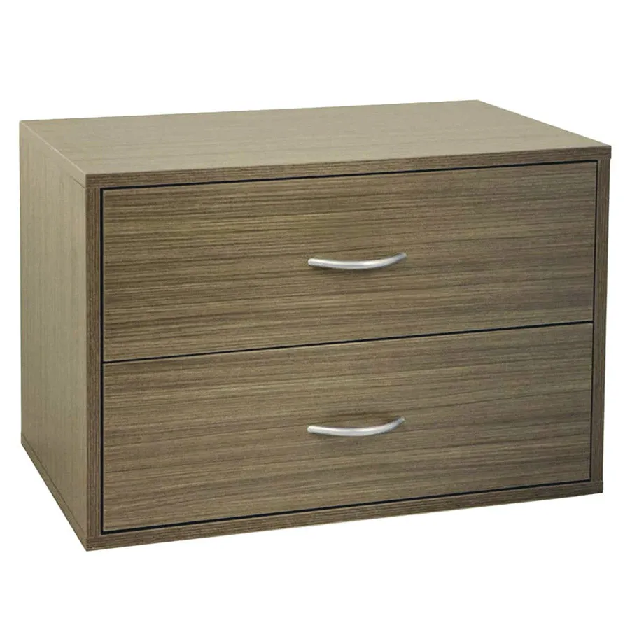 freedomRail Two-Drawer O-Box - Driftwood