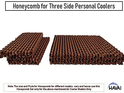 HAVAI 3 Side Honeycomb Pad for USHA Stellar ZX 20 L Personal Air Cooler