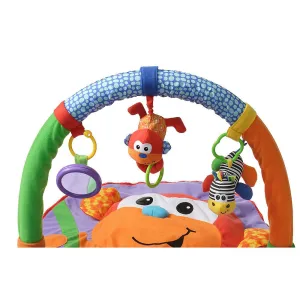 Infantino Merry Musical Monkey Floor Gym Explore and Store - 3 Fun Play Pals