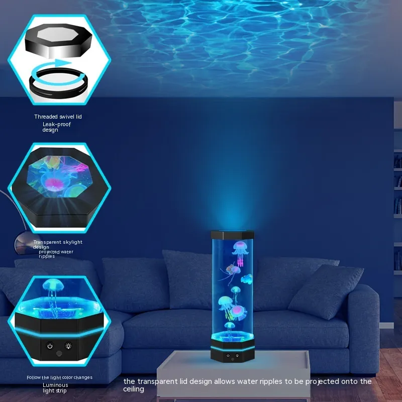 Jellyfish Lava Mood Lamp