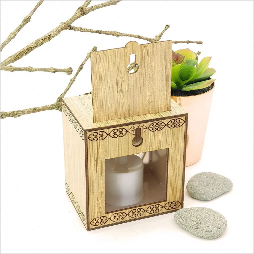 Kiwi and Pohutukawa LED Tealight Lantern