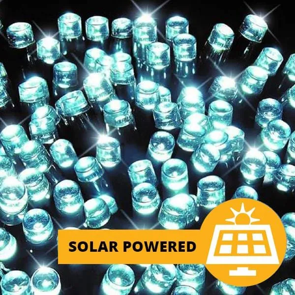 LED Solar White Lights (15.9m)