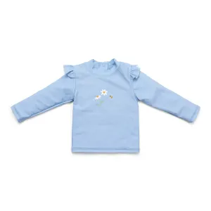 Little Dutch Long-Sleeve Rash Vest - Blue Daisies