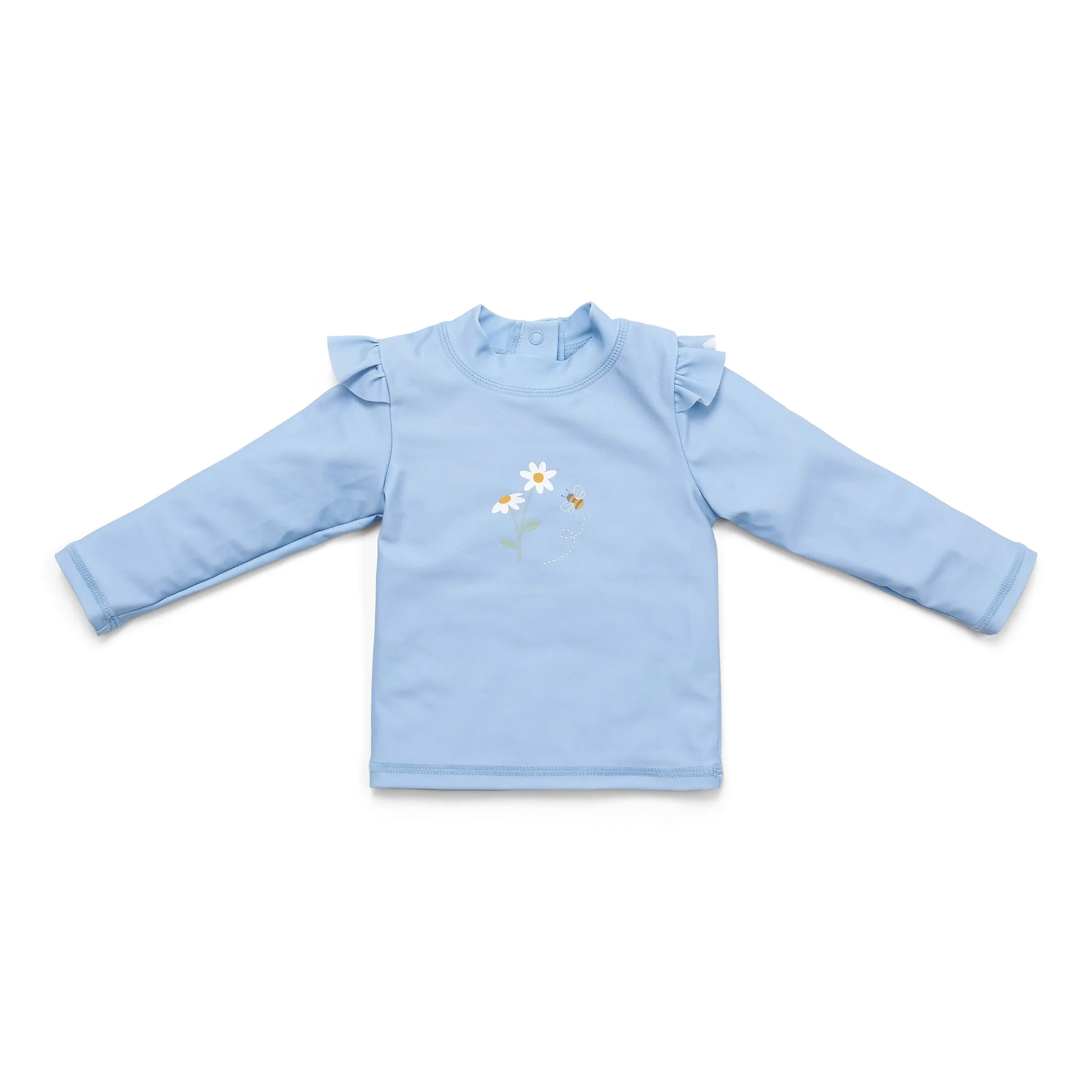 Little Dutch Long-Sleeve Rash Vest - Blue Daisies