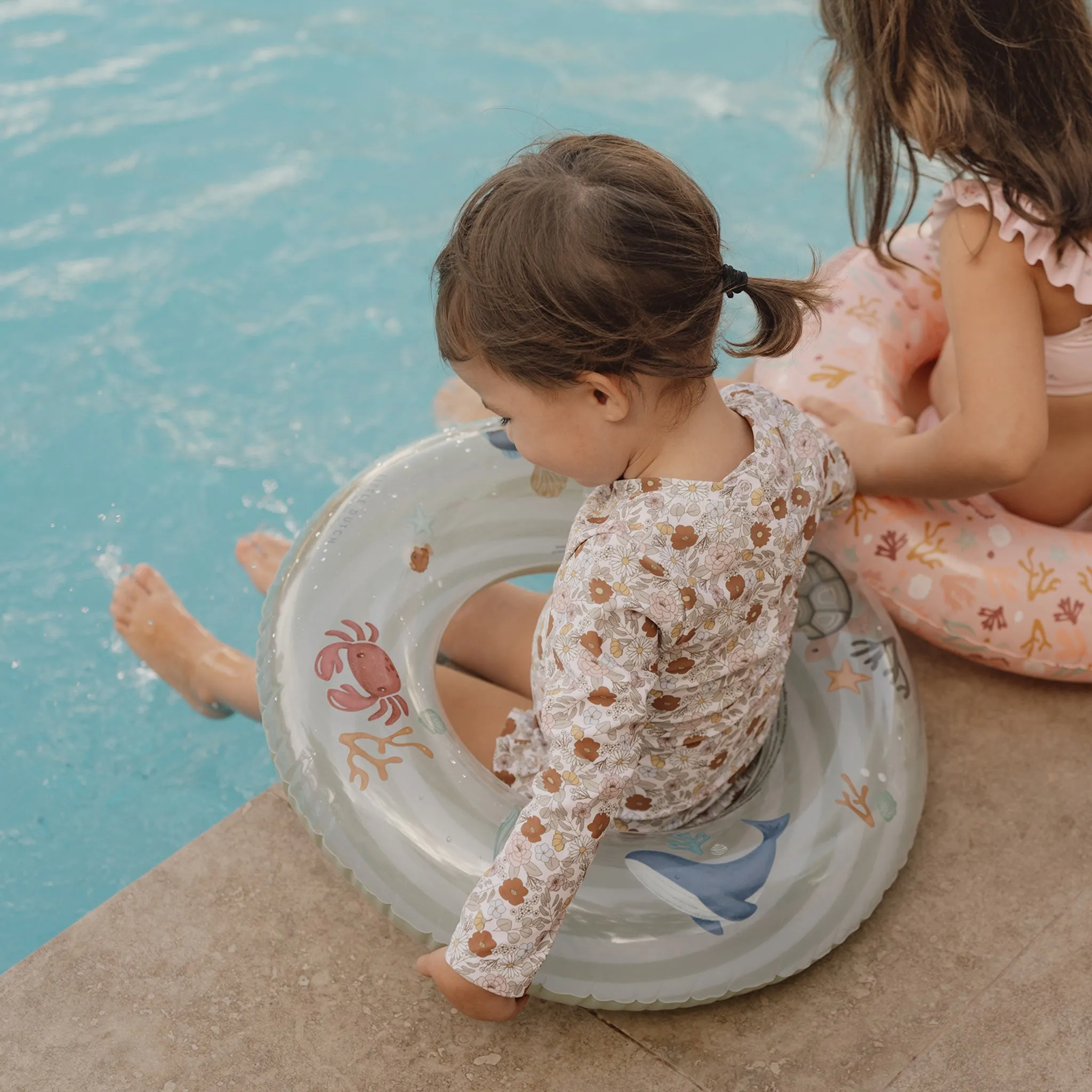 Little Dutch Long-Sleeve Swimsuit - Vintage Little Flowers