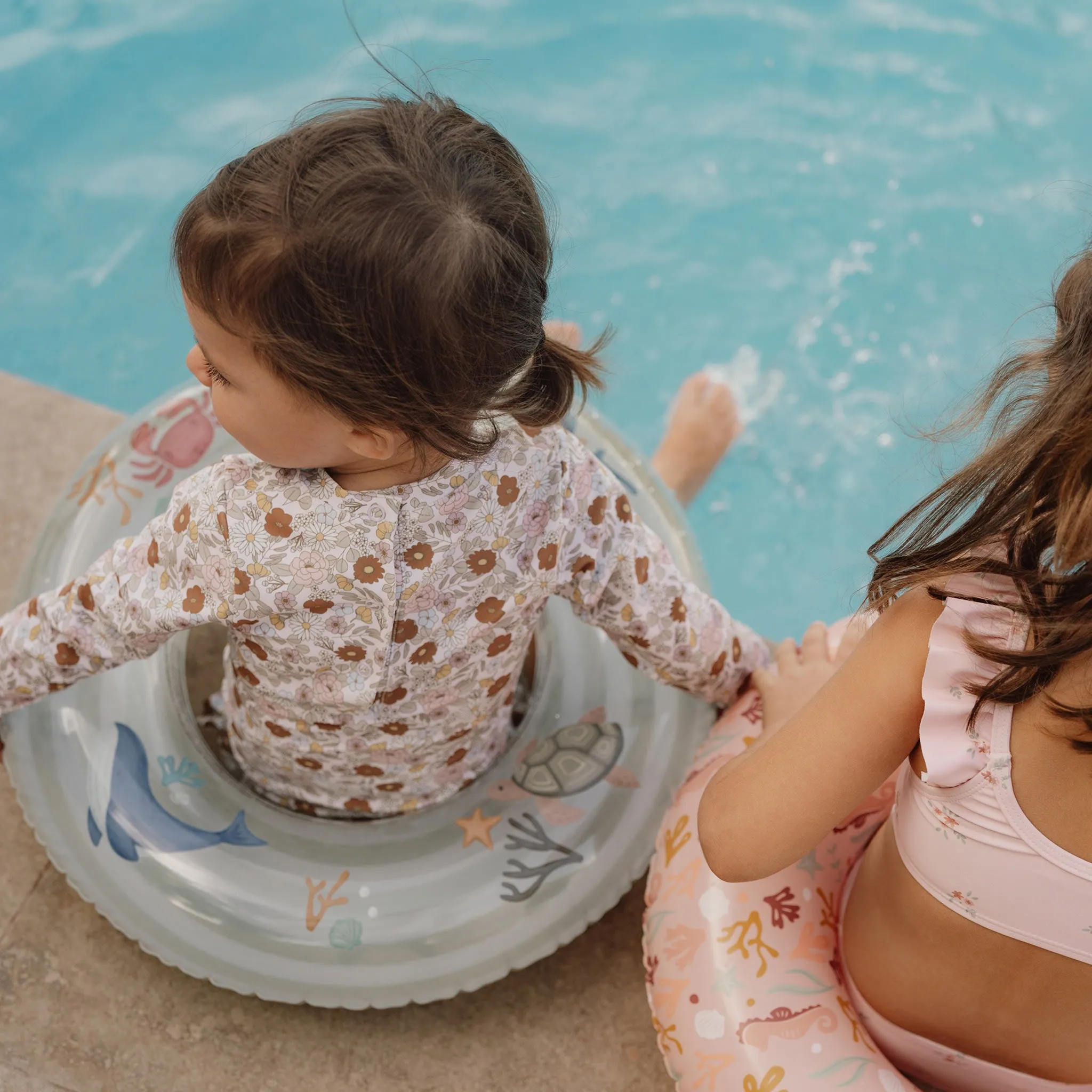 Little Dutch Long-Sleeve Swimsuit - Vintage Little Flowers