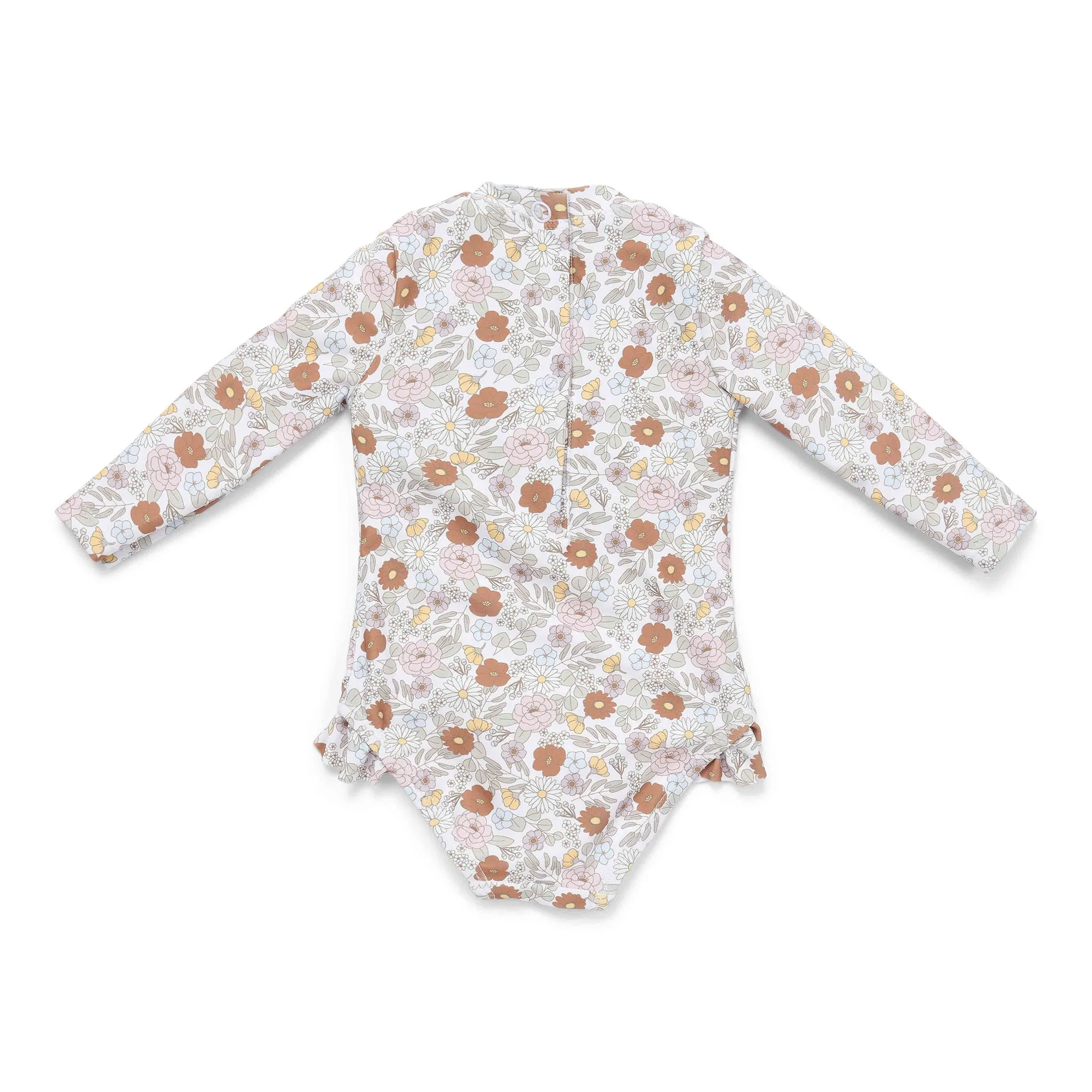 Little Dutch Long-Sleeve Swimsuit - Vintage Little Flowers