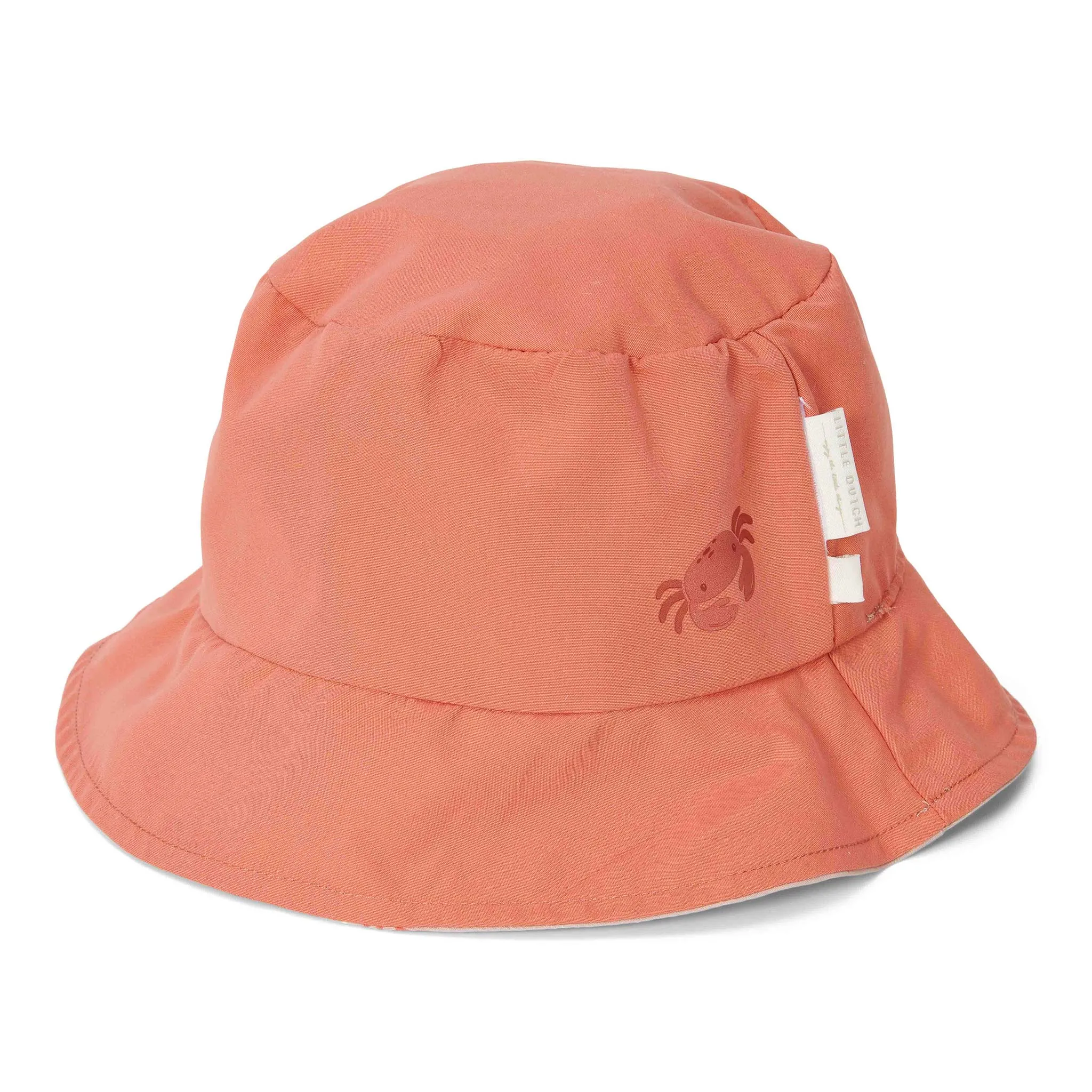 Little Dutch Reversible Bucket Hat - Coral & Lobster Bay