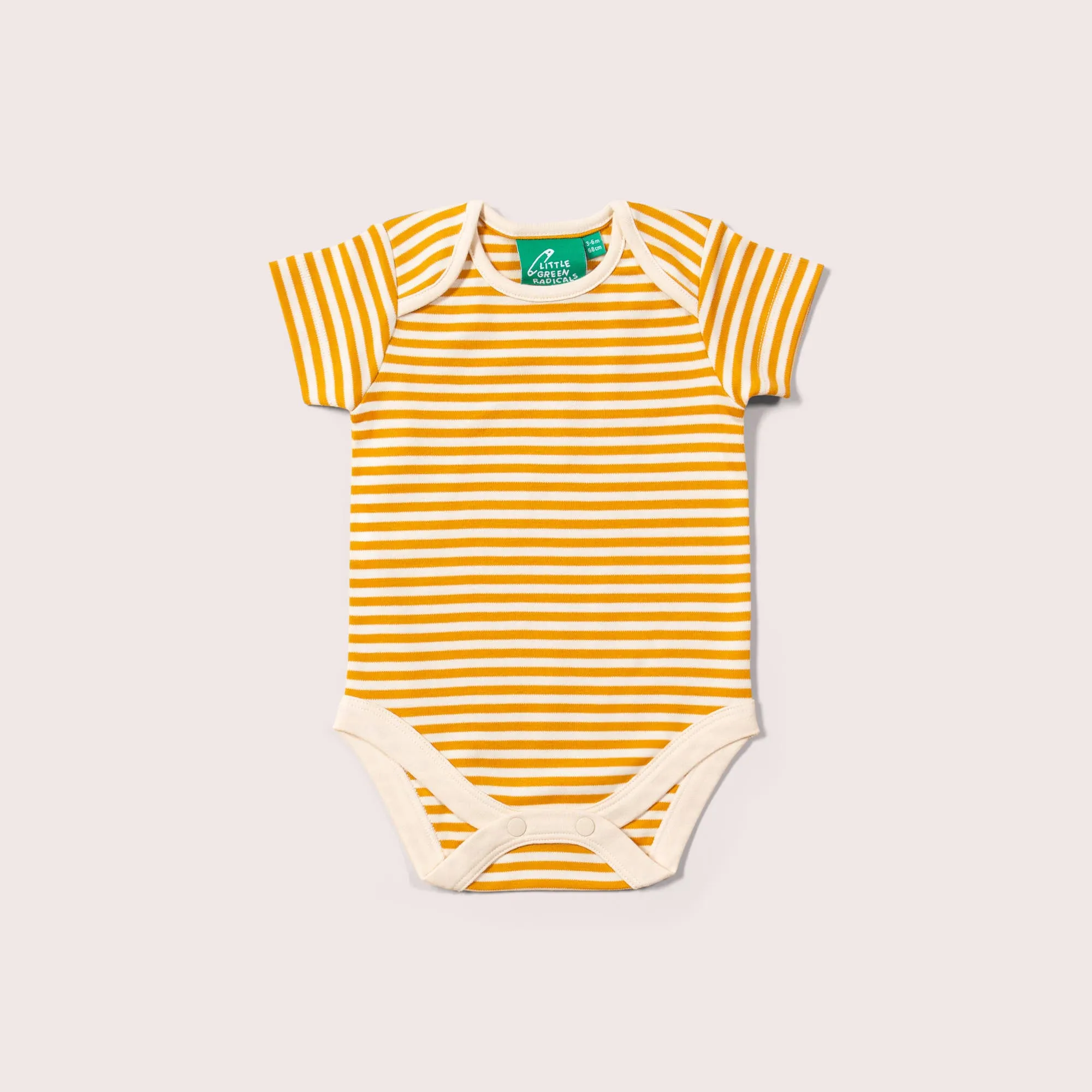 Little Green Radicals - Rainbow Balloons Organic Baby Bodysuit Set - 2 Pack