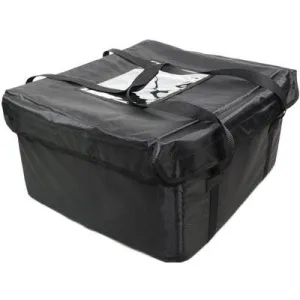 LUNCHBOX THERMAL BAG, COLOR: BLACK, CAPACITY: 12 BOXES 20X25 CM, DIM: 59X43X29 H CM.