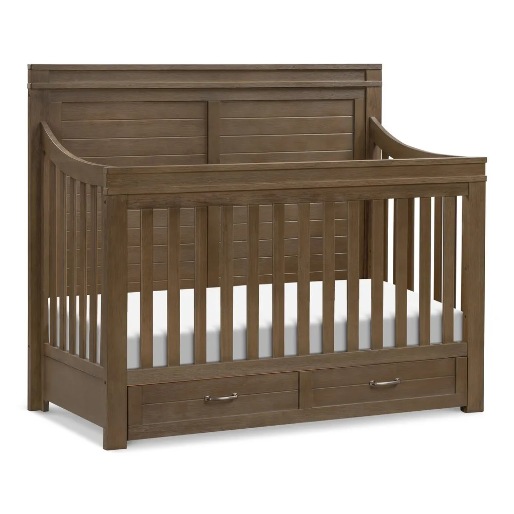 Namesake Wesley Farmhouse 4-in-1 Convertible Storage Crib