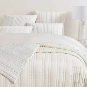 Pine Cone Hill Blissful Bamboo Pearl/Silver Quilt