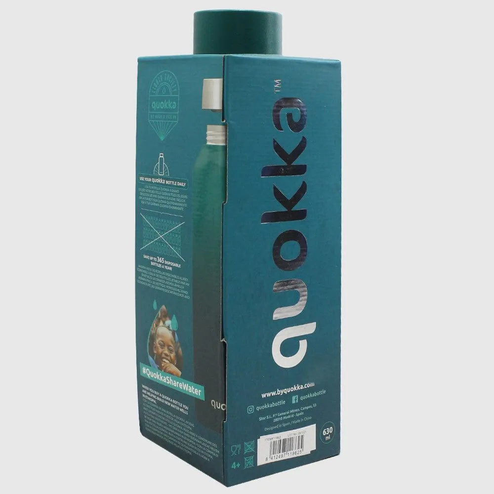 Quokka Dark Green Thermal Bottle Stainless Steel Ultramarine (630 ml)